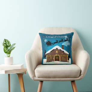 Magische kerstavond De slee van de Kerstman & kn Kussen
