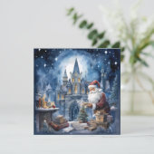 Magische kerstavond Kaart (Staand voorkant)
