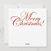 Magische kerstavond Kaart (Achterkant)