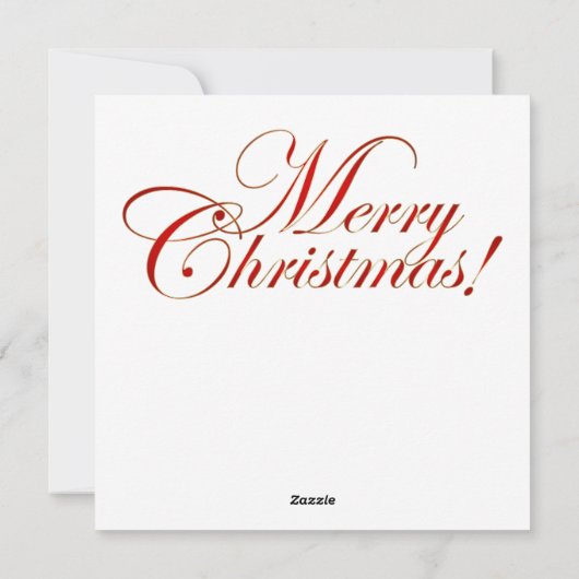 Magische kerstavond Kaart (Achterkant)