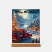 Magische kerstavond levering acryl bord (Voorkant)