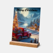 Magische kerstavond levering acryl bord (Hoek)