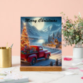 Magische kerstavond levering acryl bord (Huwelijk)