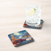 Magische kerstavond levering bier onderzetter (Rechterzijde)