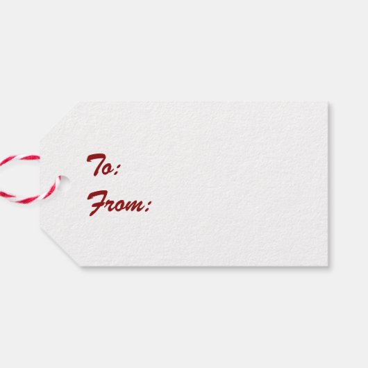 Magische kerstavond levering cadeaulabel (Achterkant Horizontaal)