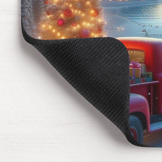 Magische kerstavond levering muismat (Hoek)