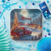 Magische kerstavond levering papieren bordje (Feest)