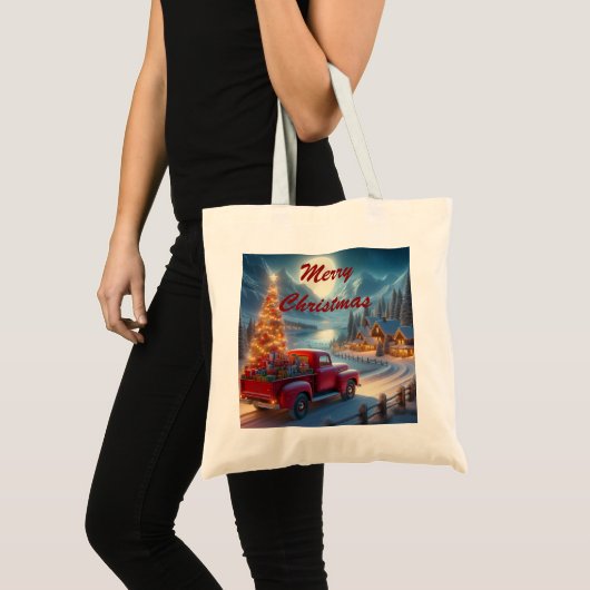 Magische kerstavond levering tote bag (Voorkant (product))