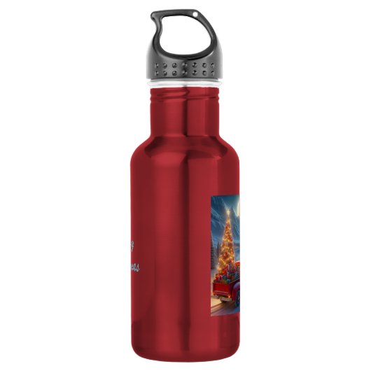 Magische kerstavond levering waterfles  (Achterkant)