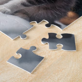 Magische kerstavond met Kittens van Tree Legpuzzel (Zijkant)