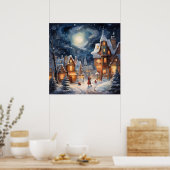 Magische Kerstavond Poster (Keuken)
