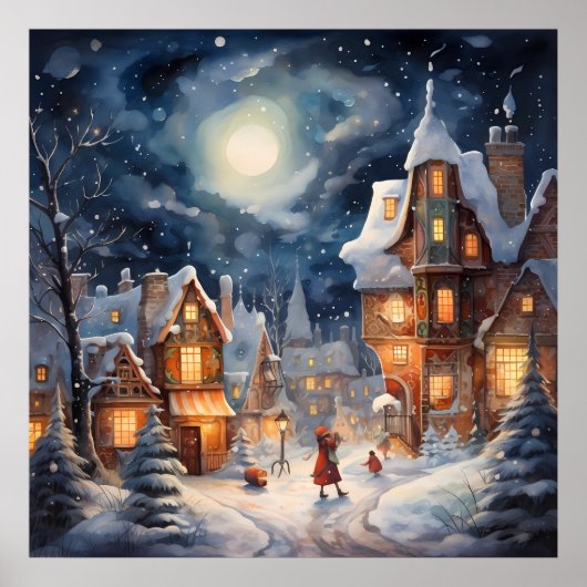 Magische Kerstavond Poster (Voorkant)