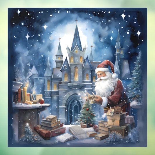 Magische kerstavond raam klampen raamsticker (Vel 3)