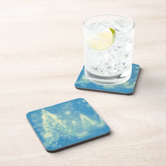 Magische kerstbomen bier onderzetter (Rechterzijde)