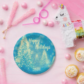 Magische kerstbomen papieren bordje (Feest)