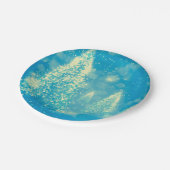 Magische kerstbomen papieren bordje (Gekanteld)