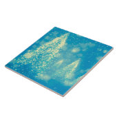 Magische kerstbomen tegeltje (Zijkant)