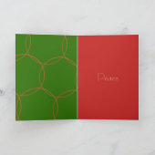 Magische kerstboom 2 wenskaart feestdagen kaart (Binnen)