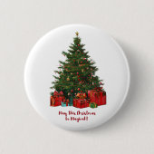 Magische kerstboom Button (Voorkant)