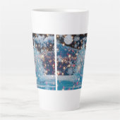 Magische Kerstboom Latte Mok (Voorkant)