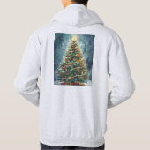 Magische Kerstboom met Geschenken Hoodie (Achterkant)