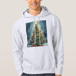Magische Kerstboom met Geschenken Hoodie