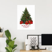 Magische kerstboom Poster (Thuiskantoor)