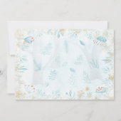 Magische Kerstbos Tomte Gnome Varkenssneeuw Feestdagenkaart (Achterkant)