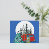 Magische kerstcamera briefkaart (Staand voorkant)