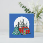 Magische kerstcamera kaart (Staand voorkant)