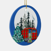 Magische kerstcamera keramisch ornament (Rechts)