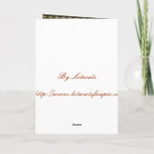 Magische Kerstdromen Kaart (Achterkant)