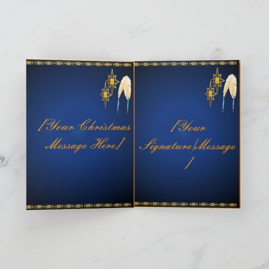 Magische Kerstdromen Kaart (Binnen)