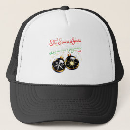 Magische Kerstelijke Knusse Gouden Gloed Muts Trucker Pet