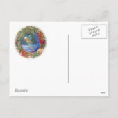 Magische kerstfee postkaart feestdagenkaart (Achterkant)