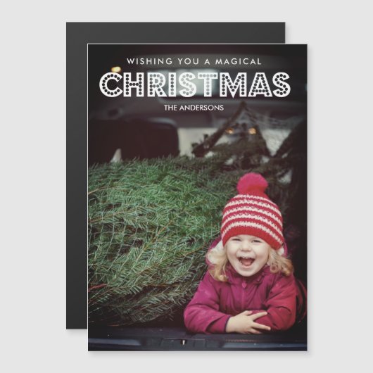 Magische kerstfoto (Voorkant / Achterkant)