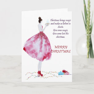 Magische Kerstkaart Feestdagen Kaart