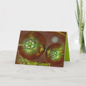 Magische kerstkaart feestdagen kaart (Achterkant)