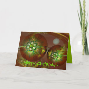 Magische kerstkaart feestdagen kaart