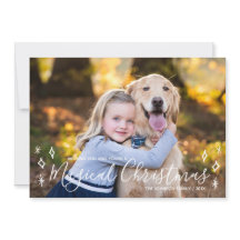 Magische kerstkalligrafie Foto