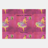 Magische kerstkheer II Fun Fairy Inpakpapier Vel (Voorkant)