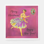 Magische kerstkheer II Fun Fairy Servetten (Voorkant)