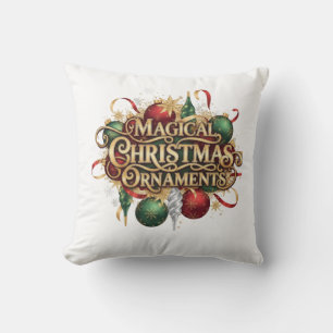 Magische Kerstkrans & Kaarsen Persoonlijk Kussen