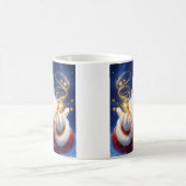 Magische kerstman koffiemok (Center)