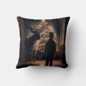 Magische kerstmanklooien kussen (Achterkant)