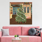 Magische Kerstmis Canvas Afdruk (Insitu (Woonkamer))