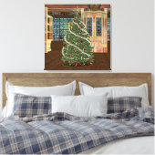 Magische Kerstmis Canvas Afdruk (Insitu (Slaapkamer))