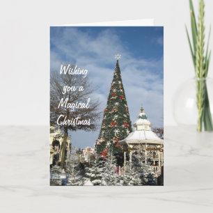 Magische Kerstmis Feestdagen Kaart