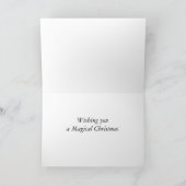 Magische Kerstmis Feestdagen Kaart (Binnen)