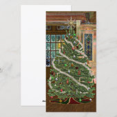 Magische Kerstmis Feestdagenkaart (Voorkant / Achterkant)